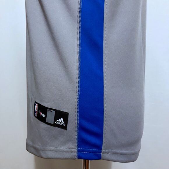 Adidas NWOT NBA Heather Grey, White and Blue Jersey Women XL - Picture 8 of 14